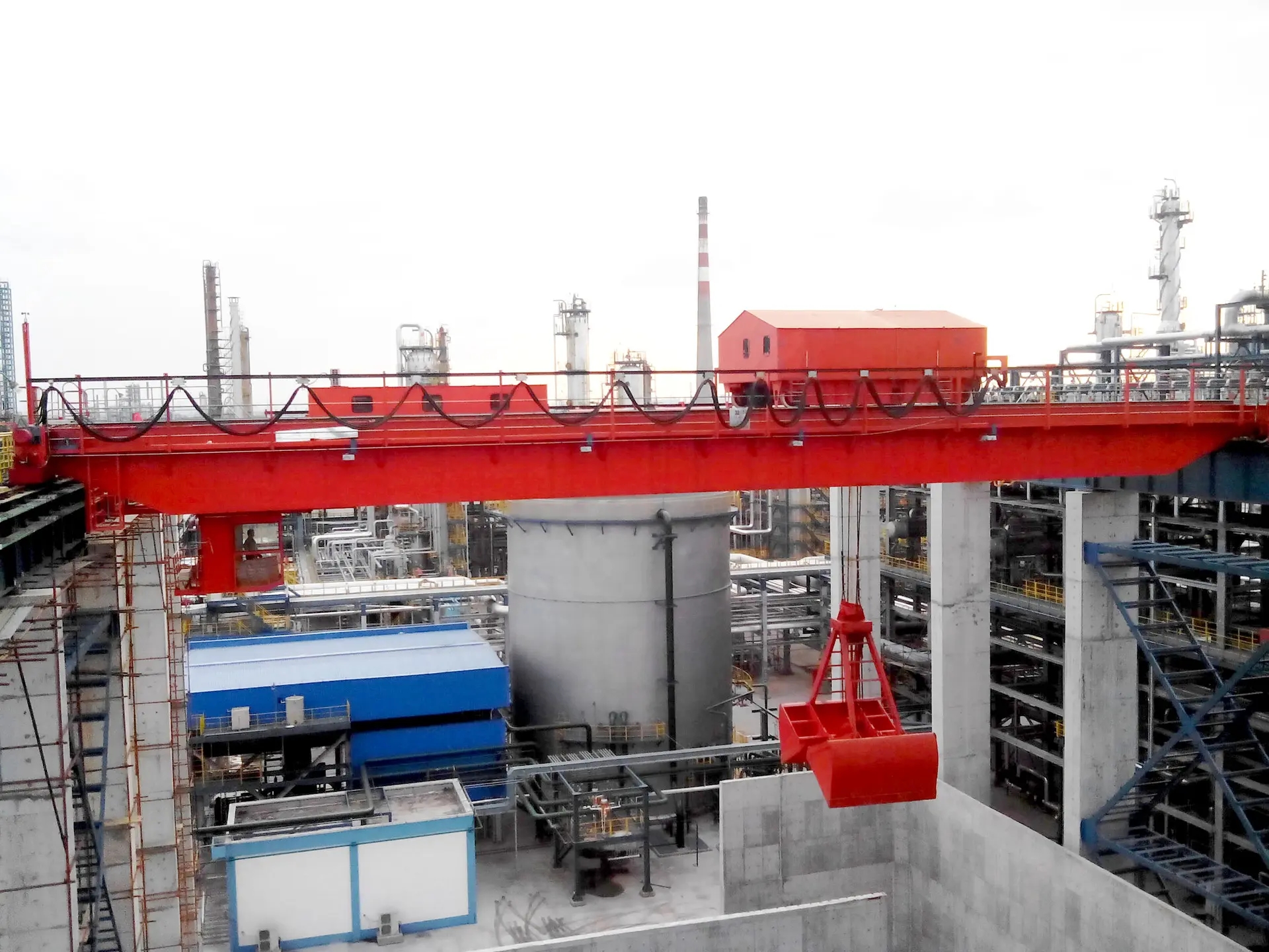 5噸、10噸QZ型雙梁抓斗橋式起重機(jī)（行車）技術(shù)參數(shù)